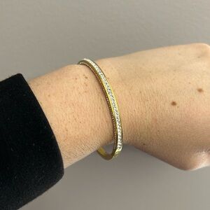 Gold Plated Clamp Bangle